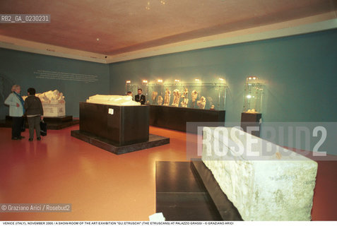 ARTE / UNA SALA DELLA MOSTRA GLI ETRUSCHI A PALAZZO GRASSI / 2000 - ©Graziano Arici/Rosebud2