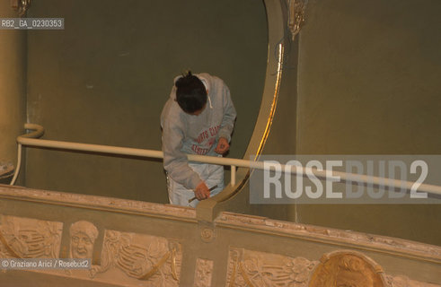 Nome: ..RESTAURO DEL TEATRO MALIBRAN..Descrizione: ..SALA AFFRESCHI E DECORAZIONI A STUCCO..Credit: ..Graziano Arici/Rosebud2 .Costo: ..A..Nazione: ....Città: ..VENEZIA..VENICE..Data: ..24/04/01