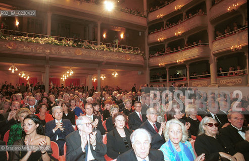 VENEZIA - 23/05/01 - INAUGURAZIONE DEL TEATRO MALIBRAN:  - ©Graziano Arici/Rosebud2