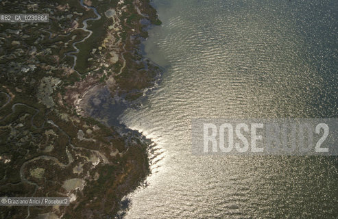 LAGUNA SUD : VALLE MILLECAMPI  © 2002 Graziano Arici/Rosebud2 / FOTO AEREA / BARENA