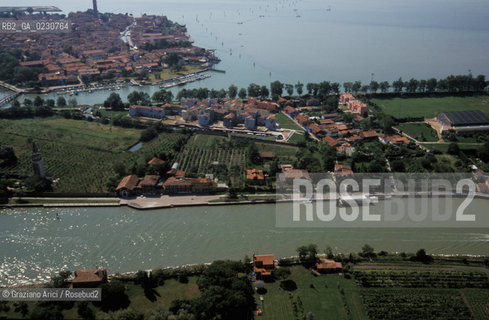 BURANO - MAZZORBO -  © 2002 Graziano Arici/Rosebud2 / FOTO AEREA