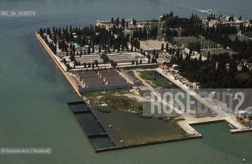 LISOLA CIMITERO DI S.MICHELE -  © 2002 Graziano Arici/Rosebud2 / FOTO AEREA /