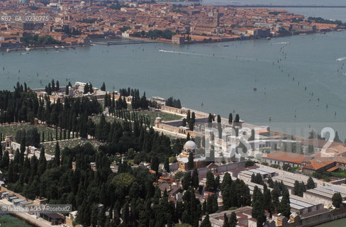 LISOLA CIMITERO DI S.MICHELE -  © 2002 Graziano Arici/Rosebud2 / FOTO AEREA /