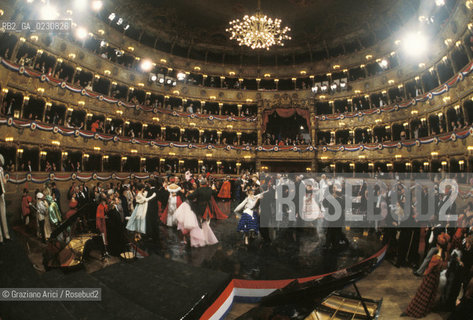 Nome: ..GRAN TEATRO LA FENICE..Descrizione: ..SALA FESTA DI CARNEVALE / VENEZIA..Credit: ..Graziano Arici/Rosebud2/..Costo: ..A..Nazione: ..ITALIA..Città: ..VENEZIA..Data: ..1985 ca.