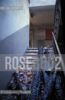 Nome: ..GRAN TEATRO LA FENICE..Descrizione: ..SCALE PER I PALCHI DOPO LINCENDIO / VENEZIA..Credit: ..Graziano Arici/Rosebud2/..Costo: ..A..Nazione: ..ITALIA..Città: ..VENEZIA..Data: ..FEBBRAIO 1996