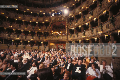 Nome: ..GRAN TEATRO LA FENICE..Descrizione: ..SALA / VENEZIA..Credit: ..Graziano Arici/Rosebud2/..Costo: ..A..Nazione: ..ITALIA..Città: ..VENEZIA..Data: ..1985 ca.