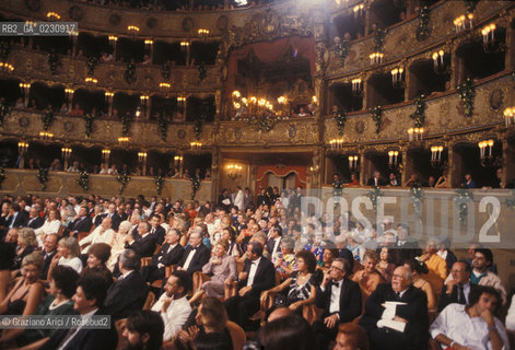 Nome: ..GRAN TEATRO LA FENICE..Descrizione: ..SALA / VENEZIA..Credit: ..Graziano Arici/Rosebud2/..Costo: ..A..Nazione: ..ITALIA..Città: ..VENEZIA..Data: ..1985 ca.