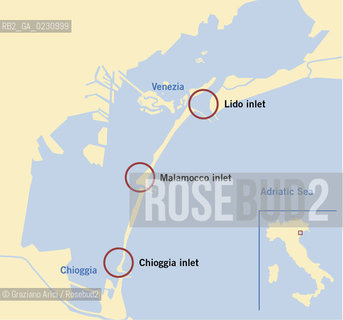General Plan of Measures organised according to distinct lines of actions which however are related: defence against high waters, defence against sea storms, restoration of lagoon morphology, halting..and inversion of the processes of deterioration of the lagoon basin...This photo may be reproduced quoting the source:..© 1999 Consorzio Venezia Nuova Ö ©Graziano Arici/Rosebud2 / ALTA MAREA / PARATIE MOBILI /