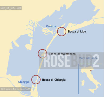 General Plan of Measures organised according to distinct lines of actions which however are related: defence against high waters, defence against sea storms, restoration of lagoon morphology, halting..and inversion of the processes of deterioration of the lagoon basin...This photo may be reproduced quoting the source:..© 1999 Consorzio Venezia Nuova Ö ©Graziano Arici/Rosebud2 / ALTA MAREA / PARATIE MOBILI /