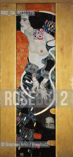 VENEZIA - MUSEO DARTE MODERNA DI CA PESARO GUSTAV KLIMT ..Giuditta II ( Salomè), 1909..Olio su tela, cm 176 x 46 (Inv. 446)..ARCHIVIO Graziano Arici/Rosebud2  La cessione dei diritti si intende per quanto di nostra competenza; non comprende invece le eventuali spese relative a diritti che potranno essere richiesti dagli Enti cui appartengono le opere riprese. Tali costi, ove neccessari, e l’espletamento di qualsivoglia pratica di richiesta permessi sono esclusivamente  a  carico del committente e a sua cura.