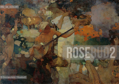 VENEZIA - MUSEO DARTE MODERNA DI CA PESARO UGO VALERI..Autunno, 1907..Olio su tela, cm 112 x 155,3 (Inv. 2837).. ARCHIVIO Graziano Arici/Rosebud2  La cessione dei diritti si intende per quanto di nostra competenza; non comprende invece le eventuali spese relative a diritti che potranno essere richiesti dagli Enti cui appartengono le opere riprese. Tali costi, ove neccessari, e l’espletamento di qualsivoglia pratica di richiesta permessi sono esclusivamente  a  carico del committente e a sua cura.