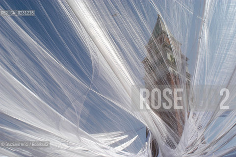 VENEZIA 2003 - CARNEVALE ALLESTIMENTO DELLA PIAZZA SAN MARCO  DI DONATO SARTORI ©Graziano Arici/Rosebud2 / TELA