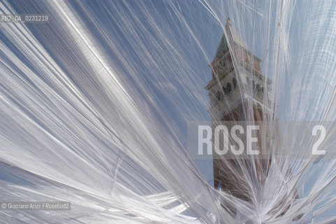 VENEZIA 2003 - CARNEVALE ALLESTIMENTO DELLA PIAZZA SAN MARCO  DI DONATO SARTORI ©Graziano Arici/Rosebud2 / TELA