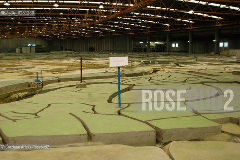 CENTRO SPERIMENTALE PER MODELLI IDRAULICI DI VOLTABAROZZO MODELLO DELLA LAGUNA - @ Graziano Arici/Rosebud2 /   ALTA MAREA CONSORZIO VENEZIA NUOVA