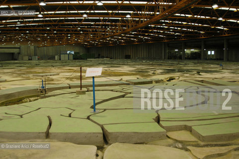 CENTRO SPERIMENTALE PER MODELLI IDRAULICI DI VOLTABAROZZO MODELLO DELLA LAGUNA - @ Graziano Arici/Rosebud2 /   ALTA MAREA CONSORZIO VENEZIA NUOVA