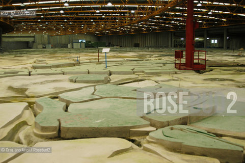 CENTRO SPERIMENTALE PER MODELLI IDRAULICI DI VOLTABAROZZO MODELLO DELLA LAGUNA - @ Graziano Arici/Rosebud2 /   ALTA MAREA CONSORZIO VENEZIA NUOVA