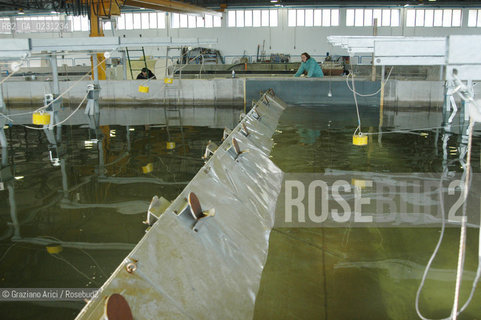 CENTRO SPERIMENTALE PER MODELLI IDRAULICI DI VOLTABAROZZO MODELLO DELLA LAGUNA - @ Graziano Arici/Rosebud2 /   ALTA MAREA CONSORZIO VENEZIA NUOVA