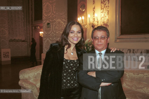 ORNELLA MUTI CON ARMANDO FAVARETTO AL CASINO DI VENEZIA @ 2002 Graziano Arici/Rosebud2
