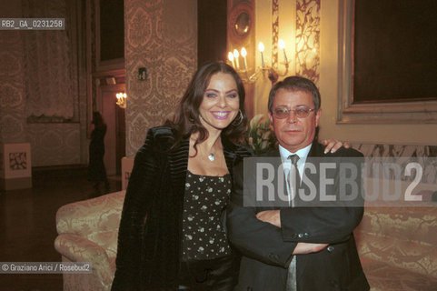 ORNELLA MUTI CON ARMANDO FAVARETTO AL CASINO DI VENEZIA @ 2002 Graziano Arici/Rosebud2