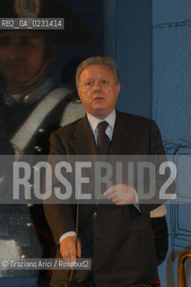 VENEZIA 14/05/03 - CERIMONIA DI INIZIO LAVORI SISTEMA MOSE PER LA DIFESA DI VENEZIA DALLE ACQUE ALTE IL MINISTRO ALTERO MATTEOLI  ©Graziano Arici/Rosebud2 / DIGA