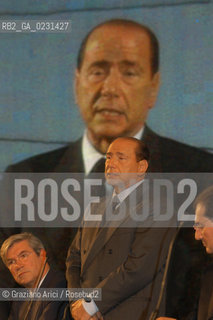 VENEZIA 14/05/03 - CERIMONIA DI INIZIO LAVORI SISTEMA MOSE PER LA DIFESA DI VENEZIA DALLE ACQUE ALTE IL PRESIDENTE DEL CONSIGLIO ON. SILVIO BERLUSCONI  ©Graziano Arici/Rosebud2 / DIGA