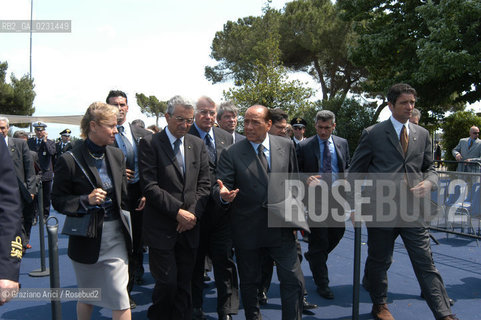 VENEZIA 14/05/03 - CERIMONIA DI INIZIO LAVORI SISTEMA MOSE PER LA DIFESA DI VENEZIA DALLE ACQUE ALTE IL PRESIDENTE DEL CONSIGLIO ON. SILVIO BERLUSCONI  ©Graziano Arici/Rosebud2 / DIGA