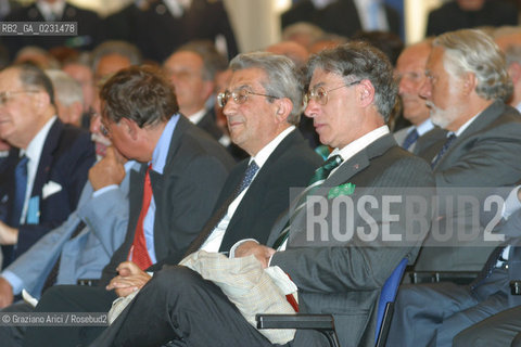 VENEZIA 14/05/03 - CERIMONIA DI INIZIO LAVORI SISTEMA MOSE PER LA DIFESA DI VENEZIA DALLE ACQUE ALTE ©Graziano Arici/Rosebud2 / DIGA