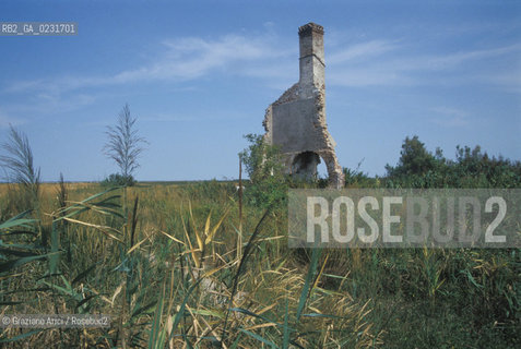 Caption: Nome:..ISOLA LA CURA....Localizzazione:..VENEZIA / ISOLA LA CURA / LAGUNA NORD..VENICE / THE ISLE OF LA CURA / THE NORTH LAGOON..Soggetto:..ISOLA LA CURA / RESTI DI UN EDIFICIO / CAMINO..ISLE OF LA CURA / REMAINS OF A BUILDING  / CHIMNEY..Cronologia:......Autore:......Stile:......Editori Stampatori:......Committenza:......Materia e Tecnica:......Collocazione:......Note:..LISOLA E STATA SEDE DI ATTIVITÀ AGRICOLE E DELLA PESCA..THE ISLAND HAS BEEN USED FOR AGRICULTURAL AND  FISHING PURPOSE ..Riproduzione Fotografica:..Graziano Arici/Rosebud2 ...Copyright:..Graziano Arici / rosebud2/....Data:..1993....Costo:..A....Key:..ISOLE ABBANDONATE..UNINHABITED ISLANDS