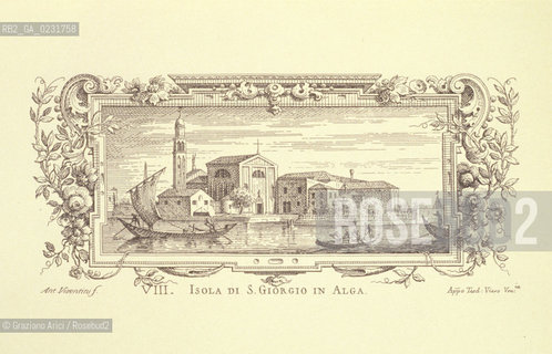 Caption: Nome:..ISOLA DI SAN GIORGIO IN ALGA....Localizzazione:..VENEZIA / ISOLA DI SAN GIORGIO IN ALGA / LAGUNA SUD..VENICE / THE ISLE OF SAN GIORGIO IN ALGA  / THE SOUTH LAGOON..Soggetto:..VEDUTA PROSPETTICA DELL ISOLA DI SAN GIORGIO IN ALGA / STAMPA ..PERSPECTIVE VIEW OF THE ISLE OF SAN GIORGIO IN ALGA / PRINT..Cronologia:..SEC. XVIII ..XVIIIth ..Autore:..TIRONI FRANCESCO....Stile:......Editori Stampatori:..Editore LUDOVICO FURLANETTO Incisore ANTONIO SANDI ..Publisher LUDOVICO FURLANETTO  Etcher ANTONIO SANDI ..Committenza:......Materia e Tecnica:......Collocazione:......Note:..NEL XI SEC. FU COSTRUITO UN CONVENTO / NEL 1729 VENNE UTILIZZATA COME CARCERE POLITICO E NEL 1806 VENNE TRASFORMATA IN POLVERIERA ..IN XIth CENTURY A CONVENT WAS BUILT /  THE ISLAND WAS USED FOR THE CONFINEMENT OF POLITICAL PRISONERS FROM 1729 AND IN 1806 WAS CONVERTED INTO A POWDER MAGAZINE..Riproduzione Fotografica:..Graziano Arici/Rosebud2 ...Copyright:..Graziano Arici / rosebud2/....Data:..1993....Costo:..A....Key:..ISOLE ABBANDONATE / STAMPE..UNINHABITED ISLANDS / PRINTS