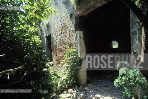 Nome:..ISOLA DI SAN GIORGIO IN ALGA....Localizzazione:..VENEZIA / ISOLA DI SAN GIORGIO IN ALGA / LAGUNA SUD..VENICE / THE ISLE OF SAN GIORGIO IN ALGA  / THE SOUTH LAGOON..Soggetto:..ISOLA DI SAN GIORGIO IN ALGA / RESTI DI UN EDIFICIO ..THE ISLE OF SAN GIORGIO IN ALGA / REMAINS OF A BUILDING ..Cronologia:......Autore:......Stile:......Editori Stampatori:......Committenza:......Materia e Tecnica:......Collocazione:......Note:..NEL XI SEC. FU COSTRUITO UN CONVENTO / NEL 1729 VENNE UTILIZZATA COME CARCERE POLITICO E NEL 1806 VENNE TRASFORMATA IN POLVERIERA ..IN XIth CENTURY A CONVENT WAS BUILT /  THE ISLAND WAS USED FOR THE CONFINEMENT OF POLITICAL PRISONERS FROM 1729 AND IN 1806 WAS CONVERTED INTO A POWDER MAGAZINE..Riproduzione Fotografica:..Graziano Arici/Rosebud2 ...Copyright:..Graziano Arici / rosebud2/....Data:..1993....Costo:..A....Key:..ISOLE ABBANDONATE..UNINHABITED ISLANDS
