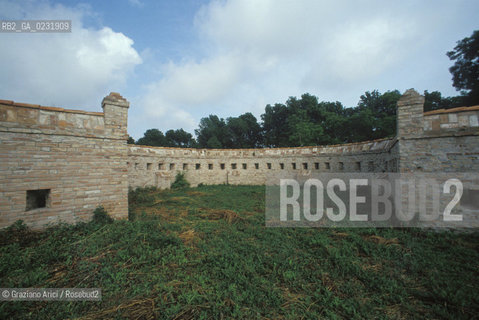 Caption: Nome:..ISOLA DEL LAZZARETTO NUOVO....Localizzazione:..VENEZIA / ISOLA DEL LAZZARETTO NUOVO / LAGUNA NORD..VENICE / THE ISLE OF LAZZARETTO NUOVO / THE NORTH LAGOON..Soggetto:..ISOLA DEL LAZZARETTO NUOVO / MURO DI CINTA..THE ISLE OF LAZZARETTO NUOVO / THE BOUNDARY WALL  ..Cronologia:......Autore:.. ....Stile:......Editori Stampatori:......Committenza:......Materia e Tecnica:......Collocazione:......Note:..NEL XV SEC. DIVENTA LAZZARETTO PER LESPURGO DELLE MERCI E SUCCESSIVAMENTE DELLE PERSONE SOSPETTE DI CONTAGIO. DOPO LA PESTILENZA DEL XVI SEC. VIENE ABBANDONATA E NEL 1800 DIVENTA ZONA MILITARE ..THE ISLAND BECAME A QUARANTINE STATION IN XVth CENTURY, FIRST FOR GOODS AND LATER FOR INDIVIDUALS SUSPECTED OF BEING INFECTED. AFTER THE PLAGUES OF THE XVIth CENTURY, THE ISLAND WAS ABANDONED AND IT BECAME A MILITARY POST IN 1800 ..Riproduzione Fotografica:..Graziano Arici/Rosebud2 ...Copyright:..Graziano Arici / rosebud2/....Data:..1992....Costo:..A....Key:..ISOLE ABBANDONATE..UNINHABITED ISLANDS