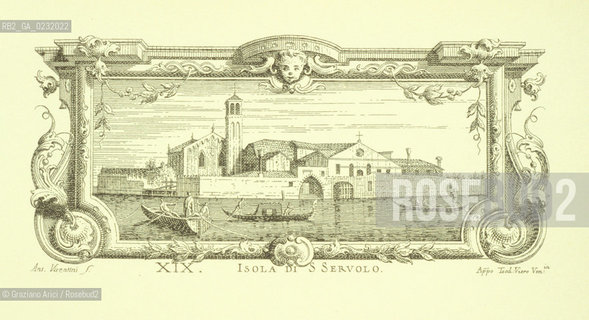 Caption: Caption: Nome:..VEDUTA PROSPETTICA DELLISOLA DI SAN SERVOLO....Localizzazione:..VENEZIA / ISOLA DI SAN SERVOLO  / LAGUNA SUD..VENICE / THE ISLE OF SAN SERVOLO / THE SOUTH  LAGOON..Soggetto:..VEDUTA PROSPETTICA DELLISOLA DI SAN SERVOLO / STAMPA..PERSPECTIVE VIEW OF THE ISLE OF  SAN SERVOLO / PRINT..Cronologia:......Autore:..ANTONIO VISENTINI....Stile:......Editori Stampatori:..TEODORO VIERO..Committenza:......Materia e Tecnica:......Collocazione:......Note:..DAL 1734 DIVENNE RICOVERO PER MALATTIE MENTALI FINO AL 1979 / DAL1982 OSPITA LA SCUOLA EUROPEA DI ONCOLOGIA E IL CENTRO EUROPEO PER RESTAURATORI / DAL 1996 E SEDE DELLA VENICE INTERNATIONAL UNIVERSITY / RIUSO..FROM 1734 TO 1979 IT WAS USED AS A MENTAL HOSPITAL / IN 1982  IT BECAME THE SEAT OF EUROPEAN SCHOOL OF ONCOLOGY  AND  OF THE EUROPEAN  CENTRE FOR RESTORERS / IN 1996 IT BECAME THE SEAT OF THE VENICE INTERNATIONAL UNIVERSITY /  RE-USE ..Riproduzione Fotografica:..Graziano Arici/Rosebud2 ...Copyright:..Graziano Arici / rosebud2/....Data:..1993....Costo:..A....Key:..ISOLE ABBANDONATE / STAMPE..UNINHABITED ISLANDS / PRINTS