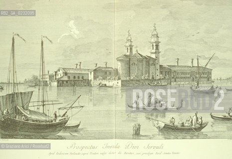 Caption: Nome:..VEDUTA PROSPETTICA DELLISOLA DI SAN SERVOLO....Localizzazione:..VENEZIA / ISOLA DI SAN SERVOLO  / LAGUNA SUD..VENICE / THE ISLE OF SAN SERVOLO / THE SOUTH  LAGOON..Soggetto:..VEDUTA PROSPETTICA DELLISOLA DI SAN SERVOLO / STAMPA..PERSPECTIVE VIEW OF THE ISLE OF  SAN SERVOLO / PRINT..Cronologia:......Autore:..FRANCESCO TIRONI....Stile:......Editori Stampatori:..Editore LUDOVICO FURLANETTO Incisore ANTONIO SANDI ..Publisher LUDOVICO FURLANETTO Etcher ANTONIO SANDI ..Committenza:......Materia e Tecnica:......Collocazione:......Note:..DAL 1734 DIVENNE RICOVERO PER MALATTIE MENTALI FINO AL 1979 / DAL1982 OSPITA LA SCUOLA EUROPEA DI ONCOLOGIA E IL CENTRO EUROPEO PER RESTAURATORI / DAL 1996 E SEDE DELLA VENICE INTERNATIONAL UNIVERSITY / RIUSO..FROM 1734 TO 1979 IT WAS USED AS A MENTAL HOSPITAL / IN 1982  IT BECAME THE SEAT OF EUROPEAN SCHOOL OF ONCOLOGY  AND  OF THE EUROPEAN  CENTRE FOR RESTORERS / IN 1996 IT BECAME THE SEAT OF THE VENICE INTERNATIONAL UNIVERSITY /  RE-USE ..Riproduzione Fotografica:..Graziano Arici/Rosebud2 ...Copyright:..Graziano Arici / rosebud2/....Data:..1993....Costo:..A....Key:..ISOLE ABBANDONATE / STAMPE..UNINHABITED ISLANDS / PRINTS
