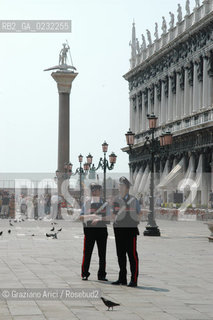 VENEZIA 04/06/03 - ALLARME PER UN PRESUNTO ATTENTATORE TERRORISTA NELLA BASILICA DI SAN MARCO - ©Graziano Arici/Rosebud2