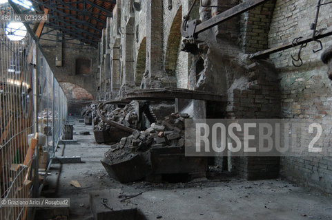 ARSENALE DI VENEZIA FONDERIE RESTAURO CONSERVATIVO © 2003 Graziano Arici/Rosebud2 CONSORZIO VENEZIA NUOVA ARCHEOLOGIA INDUSTRIALE FORNO LEGNO