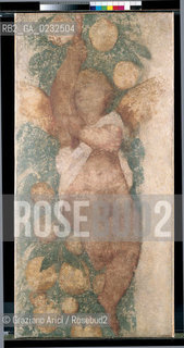 GIORGIONE - VENEZIA 31 OTTOBRE 2003 -MOSTRA LE MARAVIGLIE DELLARTE  GALLERIE DELLACCADEMIA.Putto alato.Affresco strappato e trasportato su tela, cm. 131 x 64.Collezione privata.Archivio Graziano Arici © Hamilton Kerr Institute, University of Cambridge.La cessione dei diritti si intende per quanto di nostra competenza; non comprende invece le eventuali spese relative a diritti che potranno essere richiesti dagli Enti cui appartengono le opere riprese. Tali costi, ove neccessari, e lÕespletamento di qualsivoglia pratica di richiesta di permessi e autorizzazioni sono esclusivamente  a  carico del committente...