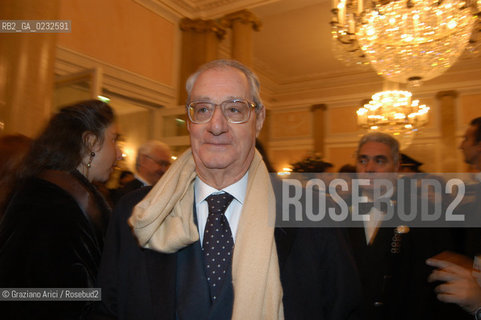 VENEZIA 14/12/03 - INAUGURAZIONE DEL GRAN TEATRO LA FENICE IL PRESIDENTE RCS CESARE ROMITI..- ©Graziano Arici/Rosebud2