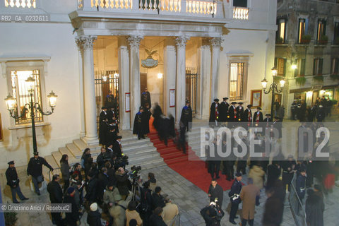 VENEZIA 14/12/03 - INAUGURAZIONE DEL GRAN TEATRO LA FENICE.- ©Graziano Arici/Rosebud2