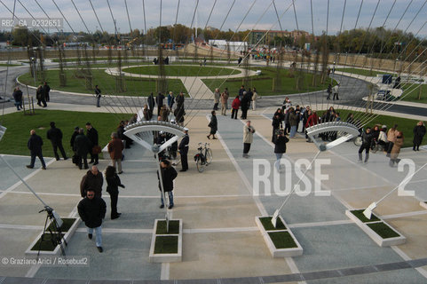 VENEZIA 7/11/03 INAUGURAZIONE DEL PARCO DI S.GIULIANO CON IL SINDACO PAOLO COSTA E IL PRESIDENTE DELLA COMMISSIONE EUROPEA ROMANO PRODI ©Graziano Arici/Rosebud2