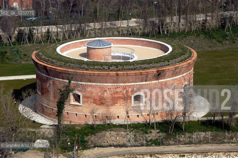 VENEZIA 18/03/04    ISOLA DI S.ERASMO TORRE MASSIMILIANA ©Graziano Arici/Rosebud2 CONSORZIO VENEZIA NUOVA FOTO AEREA