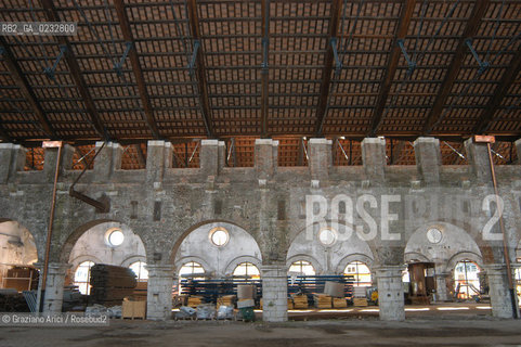 VENEZIA 19/5/04  ARSENALE LAVORI DI RESTAURO FONDERIE ©Graziano Arici/Rosebud2 CONSORZIO VENEZIA NUOVA