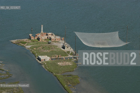 VENEZIA 25-05-04  BARENE ESTUARIO SUD OVEST FUSINA CHIOGGIA ©Graziano Arici/Rosebud2 AEREA