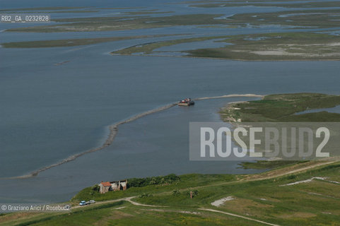 VENEZIA 25-05-04  BARENE ESTUARIO SUD OVEST FUSINA CHIOGGIA ©Graziano Arici/Rosebud2 AEREA