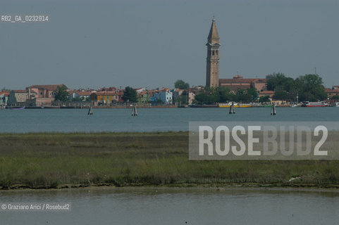 VENEZIA 28/06/04 :  STATO DI FATTO DELLISOLA DI S.FRANCESCO DEL DESERTO PRIMA DELLINTERVENTO DEL CONSORZIO VENEZIA NUOVA ©Graziano Arici/Rosebud2 LAGUNA