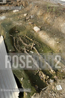 VENEZIA 16/11/04  ISOLA DEL LAZZARETTO VECCHIO STATO DI FATTO E LAVORI IN CORSO  DEL CONSORZIO VENEZIA NUOVA ©Graziano Arici/Rosebud2 ARCHEO