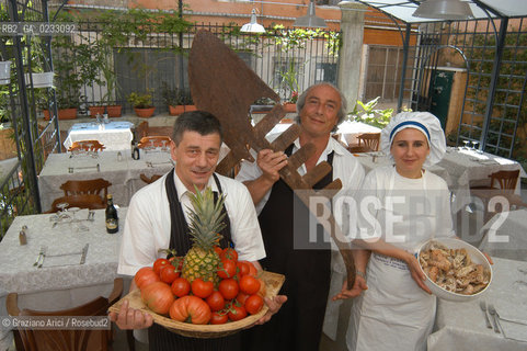 VENEZIA MAGGIO 2005 THE RESTAURANT  AL FONTEGO  DEI PESCATORI  ©Graziano Arici/Rosebud2 GASTRONOMIA RISTORANTE
