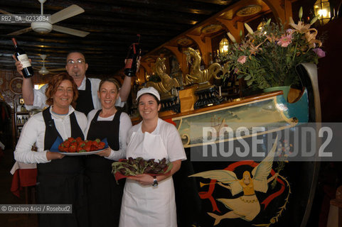 VENEZIA MAGGIO 2005 THE RESTAURANT  IL NUOVO GALEON ©Graziano Arici/Rosebud2 GASTRONOMIA RISTORANTE