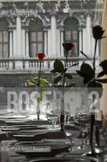 VENEZIA MAGGIO 2005 THE RESTAURANT  QUADRI  ©Graziano Arici/Rosebud2 GASTRONOMIA RISTORANTE
