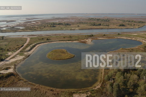 VENEZIA 18/09/05 FOTO AEREE DELLA BARENA DELLE CASSA DI COLMATA D-E ©Graziano Arici/Rosebud2  LAGUNA