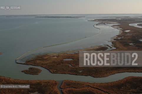 VENEZIA 18/09/05 FOTO AEREE DELLA BARENA S.CRISTINA ©Graziano Arici/Rosebud2 CONSORZIO VENEZIA NUOVA LAGUNA